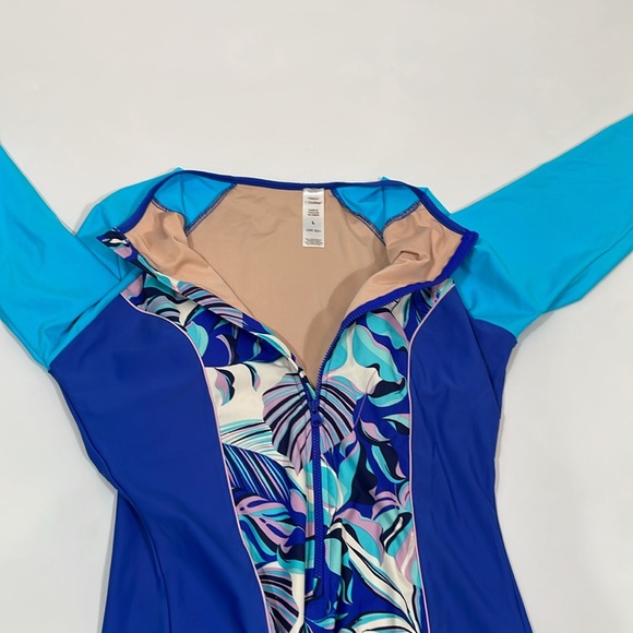 Coolibar Escalante Long Sleeve Swimsuit Size L EUC - Picture 7 of 14